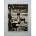 Publicit� papier ancienne (juin 1981) pour les soins de corps  objectif minceur  de jeanne gatineau (publicit� ...