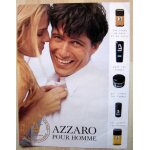 Publicit papier - azzaro pour homme de 1998, elisabeth frang, will steger mannequins