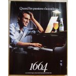 Publicit papier - bire 1664 de 1985