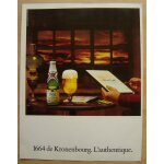 Publicit papier - bire 1664 de kronenbourg de 1982