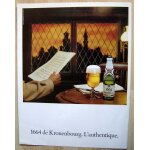 Publicit papier - bire 1664 de kronenbourg de 1982