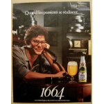 Publicit papier - bire 1664 de kronenbourg de 1985