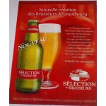 Publicit papier biere kronenbourg