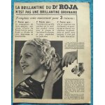 Publicit� papier - brillantine roja de 1937