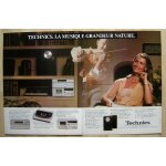 Publicit� papier - cha�ne hi - fi technics de 1981