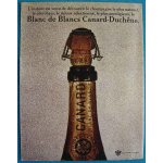 Publicit papier - champagne canard - duchne de 1967