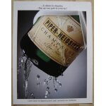 Publicit papier - champagne piper - heidsieck de 1991