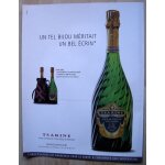Publicité papier - champagne tsarine - chanoine de 2005 Publicité papier - champagne tsarine - chanoine de 2005
