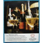 Publicit papier - champagne veuve clicquot - ponsardin de 1973
