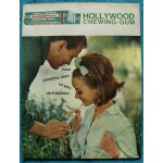 Publicit papier - chewing - gum hollywood de 1962