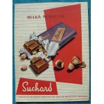 Publicit� papier - chocolat milka noisette suchard de 1957