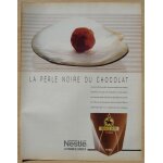 Publicité papier - chocolat, truffes prince noir de nestlé de 1984 Publicité papier - chocolat, truffes prince noir de nestlé de 1984