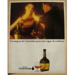 Publicit papier - cognac courvoisier, the brandy of napolon de 1982