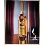 Publicit papier - cognac hennessy de 1980