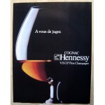 Publicit papier - cognac hennessy de 1981