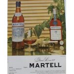 Publicit papier cognac martell 1961