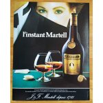 Publicit� papier cognac martell de 1982