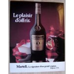 Publicit papier - cognac martell de 1982