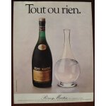 Publicit papier - cognac remy martin de 1981