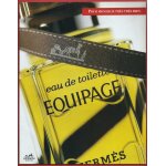 Publicit papier - eau de toilette  equipage  d' herms de 1986
