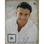 Publicit� papier - eau de toilette lacoste de 1998