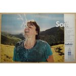 Publicit papier - eau volvic de 1982