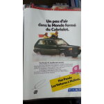 Publicit� papier: fiat panda, parue dans la presse en 1983