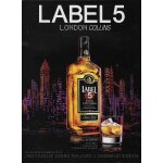 Publicit� papier - label 5, scotch whisky de 2014