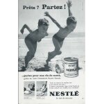 Publicit papier - lait concentr sucr de nestl de 1964
