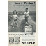 Publicit papier - lait concentr sucr nestl de 1964