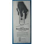 Publicité papier - lames de rasoir gillette de 1965 Publicité papier - lames de rasoir gillette de 1965