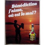 Publicit papier - liqueur bndictine de 1981