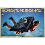 Publicit papier - micro - informatique thomson de 1985