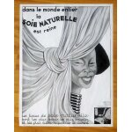 Publicit� papier - mode, la soie naturelle de 1931
