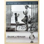 Publicit� papier - montre baume & mercier de 2004