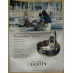 Publicit papier - montre michel herbelin de 1999
