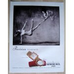 Publicit� papier - montre raymond weil de 1995