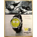 Publicit� papier - montre raymond weil de 1996