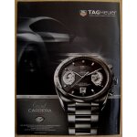 Publicité papier - montre tag heuer, grand carrera de 2008 Publicité papier - montre tag heuer, grand carrera de 2008