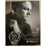 Publicit papier - montre tag heuer avec leonardo di caprio de 2011