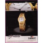 Publicit papier - montre tissot de 2002