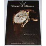 Publicit papier montre yonger&bresson