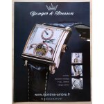 Publicit� papier - montre yonger & bresson  ; tourbillon ; de 2008