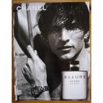 Publicit papier - parfum allure de chanel de 2004, andres velencoso segura mannequin