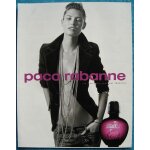 Publicité papier - parfum black x. s. de paco rabanne de 2007, bianca balti mannequin Publicité papier - parfum black x. s. de paco rabanne de 2007, bianca balti mannequin