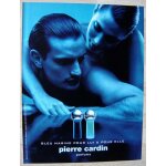 Publicité papier - parfums bleu marine de pierre cardin de 2002, jason strubel mannequin Publicité papier - parfums bleu marine de pierre cardin de 2002, jason strubel mannequin
