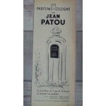 Publicit� papier: les parfums - cologne de jean patou, parue dans la presse en 1956