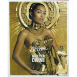 Publicit� papier - parfum  ; divine ; de jp. gaultier de 2023, yara shahidi eg�rie
