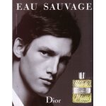 Publicit papier - parfum eau sauvage de dior de 2006