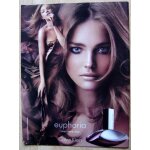 Publicit papier - parfum  euphoria  de calvin klein de 2005, egrie natalia vodianova